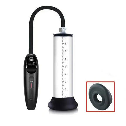 Electric Manual Handle Accessory Vacuum Pump Penis Pump Anal Pump for Adult Negative Pressure Exercise Suction Pressure Gauge