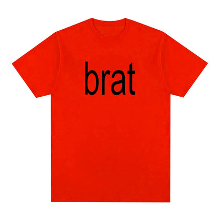 Charli Xcx with Special Guest Shygirl T-Shirts Brat Album Vintage T shirt Men/Women Clothing Aesthetic Cotton T-shirt Streetwear