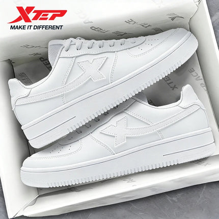 Xtep Skateboarding Shoes For Men Trendy Street Style Fashion Low Top Thick Sole Durability Comfortable Jogging Shoe 874119319851