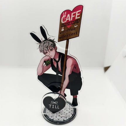 Anime ALIEN STAGE Keychains Pendant Car Key Chain Acrylic Stand MIZI SUA TILL IVAN HYUNA LUKA Fans Gifts Cosplay Accessories