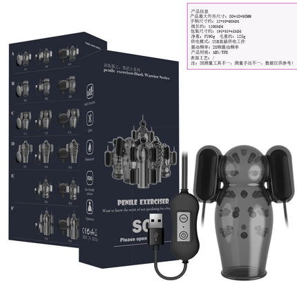 Male Masturbation Glans Vibrators Adult Sex Toy for Men Glans Trainer Male Delay Lasting Trainer Vibrators for Men Penis Massage
