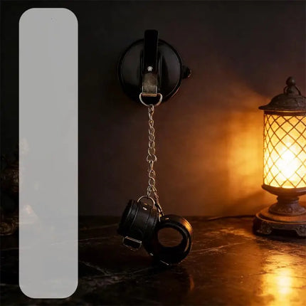 PU Leather Handcuffs with Strong Suction Cups BDSM Restraint Set Detachable Ankle Cuffs Adult Game for Couples Sex Toy