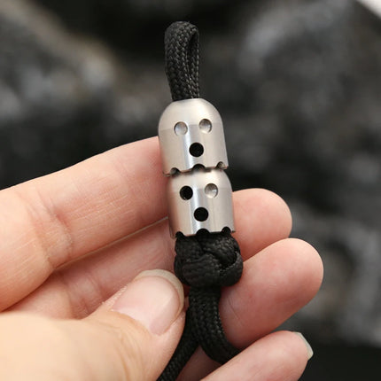Stainless Steel Ghost Knife Drop Pendant Adult Fidget Toy Paracord Rope Decompression Toys Edc Accessory Fashion Men Women Gift