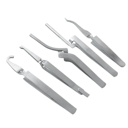 1Pc Dental Orthodontic Posterior Brackets Buccal Tube Lingual Buttons Bonding Tweezer Holder Placer Articulating Paper Tweezers