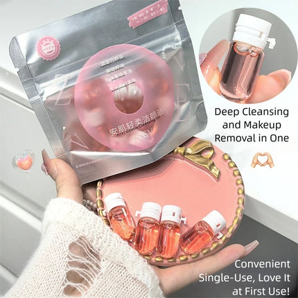 Camellia Cleansing Oil Gentle Makeup Remover Non Greasy Skin Care Light Refreshing Single Use Ampoule Oil Based Clean