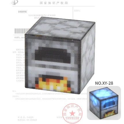 Light-Up Magnetic Blocks 2cm - Set of 10 Pieces