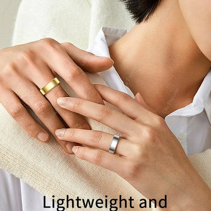 2026 New Smart Ring Men Women, Blood Pressure Heart Rate Monitoring Smartring IP68 & 5ATM Waterproof, Multi-sport Mode Ring Man