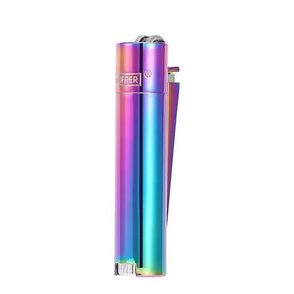 New Clipper Spades A Metal Fireless Butane Gas Jet Torch Lighter Portable Grinding Wheel Flint Inflatable Lighter Men's Gift