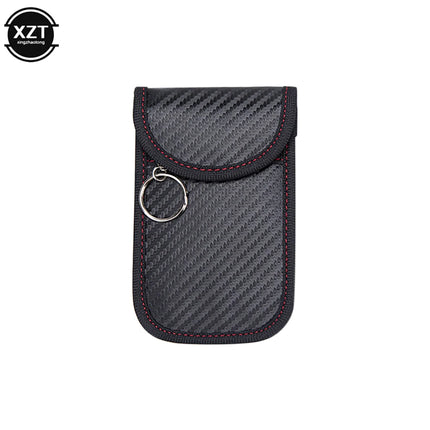Car Key Signal Blocker Case Faraday Cage Fob Pouch Keyless RFID Blocking Bag Intorier Accessories Supply Car Styling