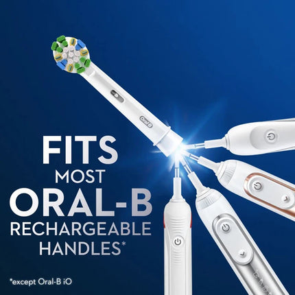 Original Oral B Electric Toothbrush Heads EB25 FlossAction Deep Clean Plaque in Between Teeth Replacement Brush Heads Refills