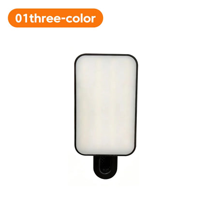 Mini LED Fill Light Portable Pocket Clip Lamp USB Rechargeable for iPhone Android iPad Laptop Video Vlog Live Photography