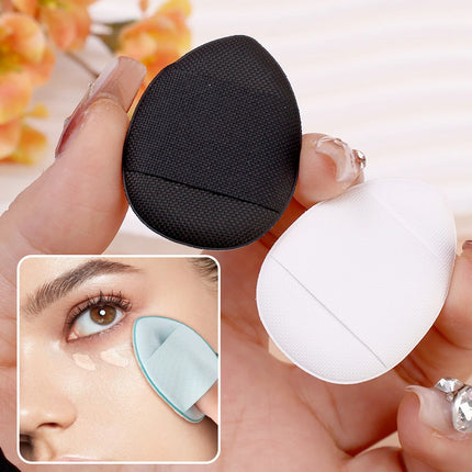 150pcs Mini Finger Puff Foundation Small Air Cushion Powder Sponge Face Concealer BB CC Cream Cosmetic Applicator Makeup Tools