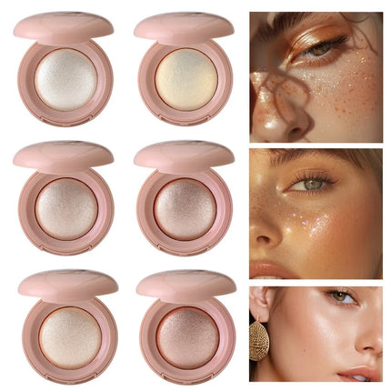 Highgloss Makeup Highlighter Smooth Mashed Potato Texture Highlight Pearlescent Contour Long-lasting Waterproof Body Highlight