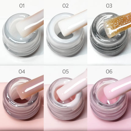 9ml CANNI Nail Gel Polish HEMA FREE TPO FREE French Nail Design Rubber Base Gel Builder Nail Gel In Bottle Semi Permanent Gel