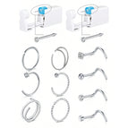 Geometric / Nose Rings & Studs / Face|20G 0.8mm|Set 5