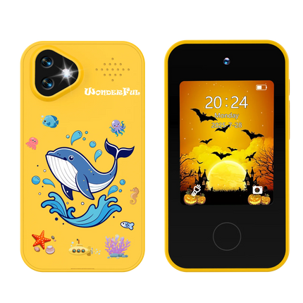 Kids Smart Phone Toy Dual Camera 1080P HD Educational Game Music Player Safe Mode Early Learning Toy Birthday Gift For Boys Girl