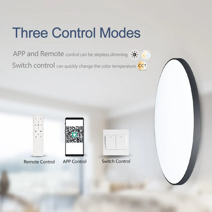 MARPOU Smart ceiling lamp led lamp for bedroom Large Ceiling Lamps Led Lights with Remote control Dimmable led lights for room