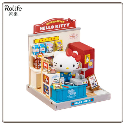 New Rolife Sanrio Dreamland Super Cute Diary Series DIY Handmade Music Box Surprise Assembly Toy Gift Original in Stock