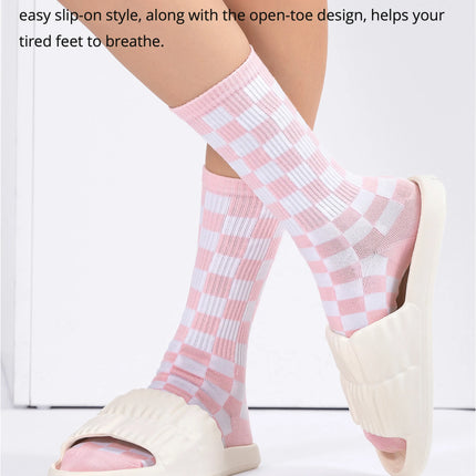 2023 Women Soft Sole Cloud Slippers Thick Platform Indoor Outdoor Beach Sandals Summer EVA Non Slip Flip Flops