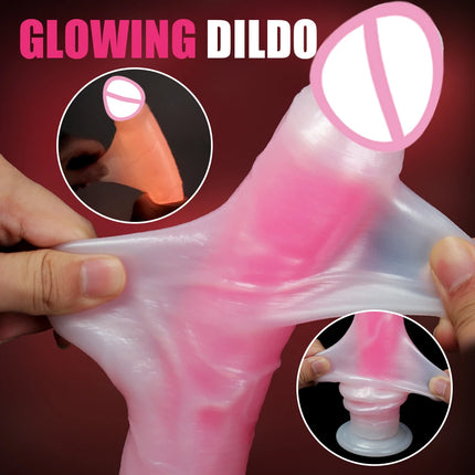 Realistic Penis Sliding Foreskin Dildo Sexy Adult Toys Female Vagina Clitoral Stimulator Dick Women G-spot Masturbator Massager