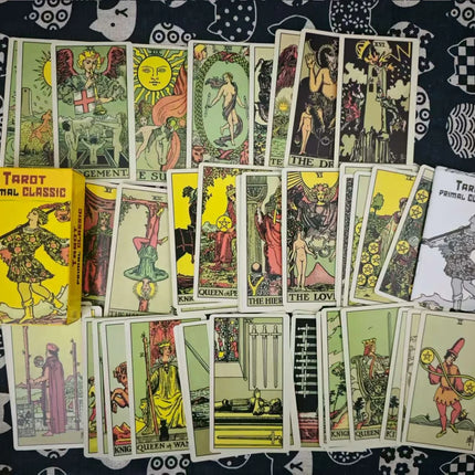 The Classic Tarot Cards Deck 78Pcs For Easy Beginners Fate Fortune Telling Party Tabletop Board Game Toy