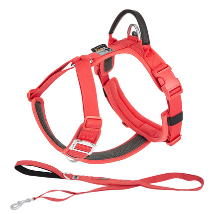 SMALL COMBINATION Large Dog Collar Harness and Leash Sets No-Pull Reflective Medium Dog Chest Vest Pet German Shepherd Training