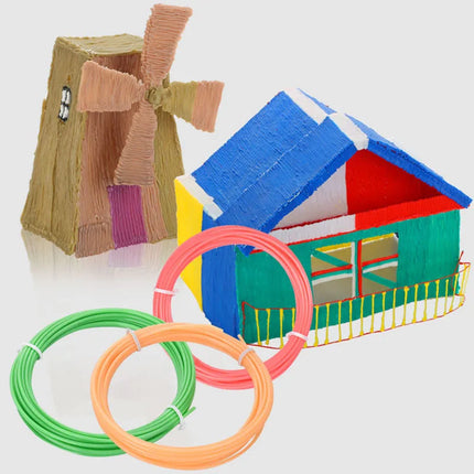 Random Color 50/100m High-temperature 3D Printing Pen Filament, Made of PLA Material, Colorful, Odorless and Safe, 1.75mm