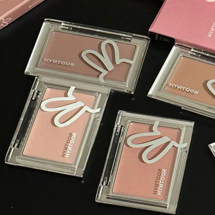 HYNTOOR Two-in-one Cream Blush Concealer Blush Palette Pigmented Long-Lasting Cheek Blush Multiple Shades Natural Flush