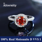 1.0ct with box / YB-Red Moissanite
