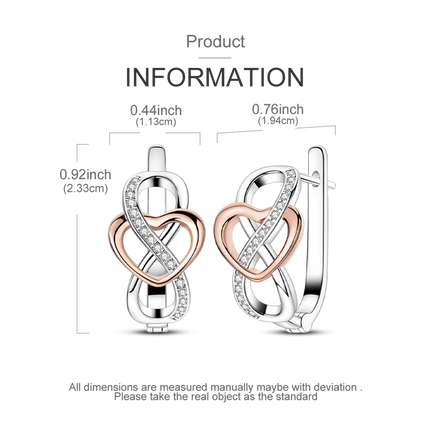 Original 925 Sterling Silver Tassel Earrings Women 2025 Zircon Ear Studs Sparkling Pave Hoop Earring Anniversary Jewelry Gift