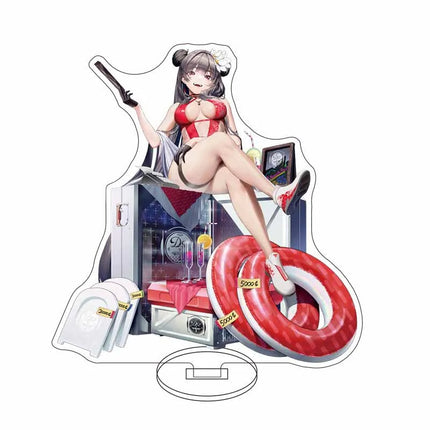 Anime Nikke Goddess Of Victory Figures Model Plate Sexy Girl Cute Girl Pattern Key Ring Acrylic Standing KeyChain for Women Men