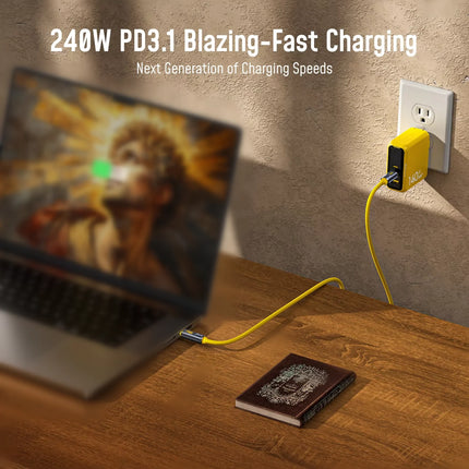 AOHI THE FUTURE Adonis USB4 2.0 240W USB-C to USB-C Cable 3.3ft/6.6ft (120Gbps/ 8K/ PD3.1)
