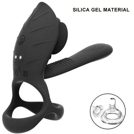 Rose Lock Ring Vibrator for Men,delayed Ring for Masturbation,stimulating Penis and Prolonging Orgasm,adult Products for Couples