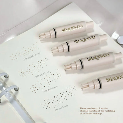 Liquid Air Cushion Freckle Stamp Pen SHAQINUO Five-point Head Freckle Natural Simulation Fake Dot Spot Pen Waterproof Lasting