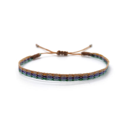 KKBEAD Colombia Bracelet Cloth Fabric Bracelets for Women Men Handwoven Braided Wristband Gift Wholesale Boho Friendship Jewelry