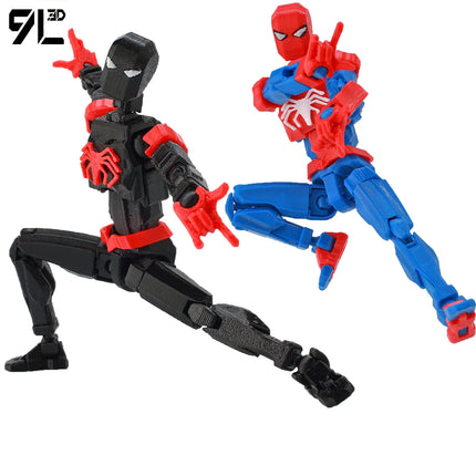 9L3D Articulated Actio Hero Model Collectible Figurine Super Hero Warrior Movie Creative Desktop Ornament Dummy13 Lucky T13 Gift