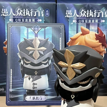 In Stock Genshin Impact Fatui Harbinger Serie Blind Box Q Version Anime Figure Collection Desktop Mystery Box Surprise Toy Gifts