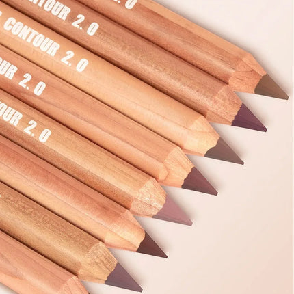 Matte 8-colors Lip Liner Pencil Lip Contour Lipstick Pen Nude Brown Lipstick Pencil Natural Lasting Waterproof Lipliner Makeup