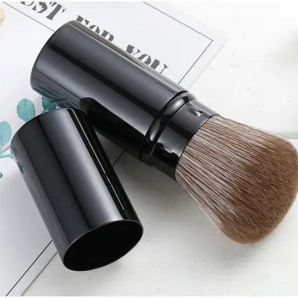 1pcs makeup tools  Powder/Blush Brushes Retractable Single Soft Loose Powder Blush Brush Portable Beauty Cosmetic Tool