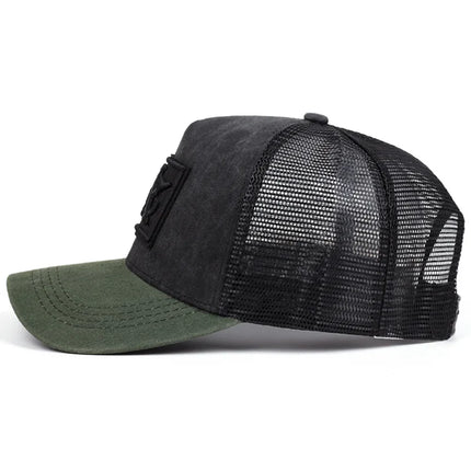 1pc Unisex CA Letter Embroidery Net Baseball Hats Spring and Summer Outdoor Adjustable Casual Duck Flat Caps Sunscreen Hat