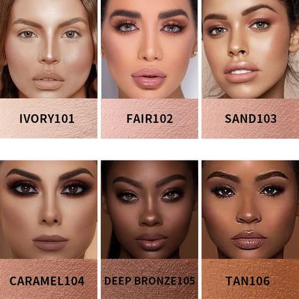 Julystar 6 Color Concealer Waterproof Portable Concealer Speckle Tattoo Cover Up Skin Liquid Foundation 16 Hr Lasting Cosmetics