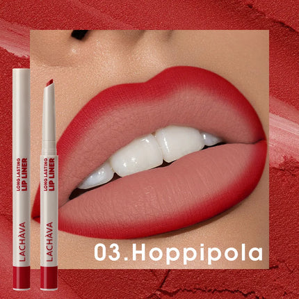 1pc Matte lip liner pen, long-lasting water and sweat resistant, twisted design - easy to apply, suitable for all skin types