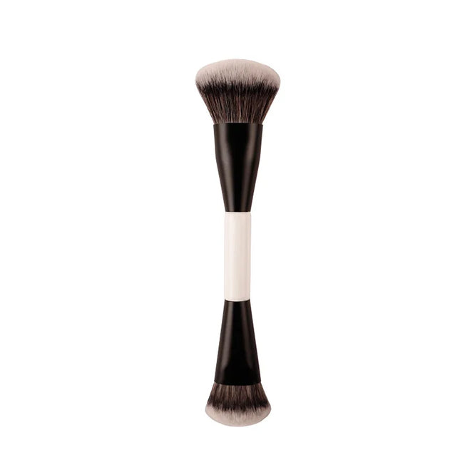 1pc Double ended Angled Foundation Makeup brushes multifunctional Blush Make up brush wood handle cosmetic tool Mari F4