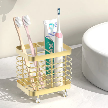 Toothbrush Holders for Bathroom Stainless Steel Electric Toothbrush Holder Wall Mounted Shower Toothbrush Toothpaste Holder