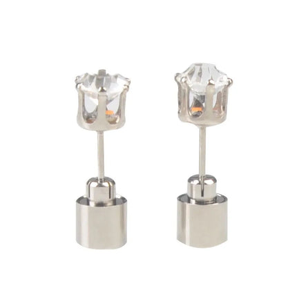1/5Pair LED Earring Bar Club Glowing Earring Girl Women Ear Accessories Light Up Bling Ear Stud Gogo Dance Fashion Jewelry