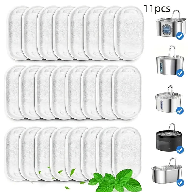 11/25PCS Pet Water Fountain Filters Replacement Activated Carbonfor Cat Dog Multiple Models Clean DrinkingWater