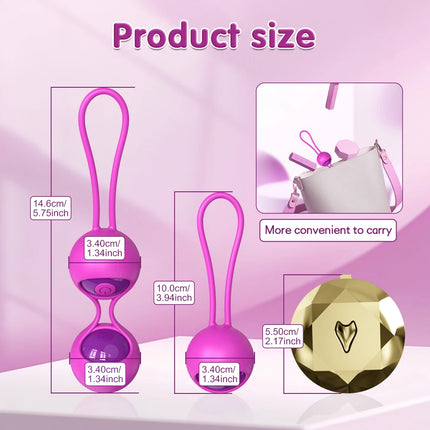 Remote Control G Spot Vibrator Kegel Balls for Women Vibrating egg Female Vaginal Massager Clitoral Nipple Stimulator Adult Toys