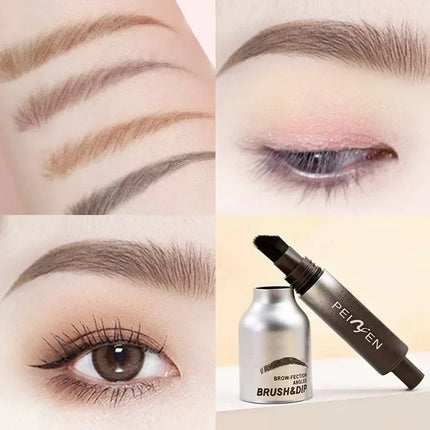 Eyebrow Pencil Angled Brush Quick Drying Angled Eye Brow Brush Waterproof Multifunctional Usage Hair-like Strokes Eyebrow Tint