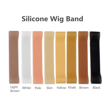 1PC Silicone Seamless Non Slip Wig Hair Band with Stretchy Silicone Wig Cap for Wig and Sport Yoga
