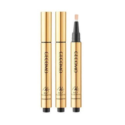 Moisturizing Concealer Pen Easy covering of spots and acne Light Texture Brightening Pen Long Lasting Waterproof Brush Concealer